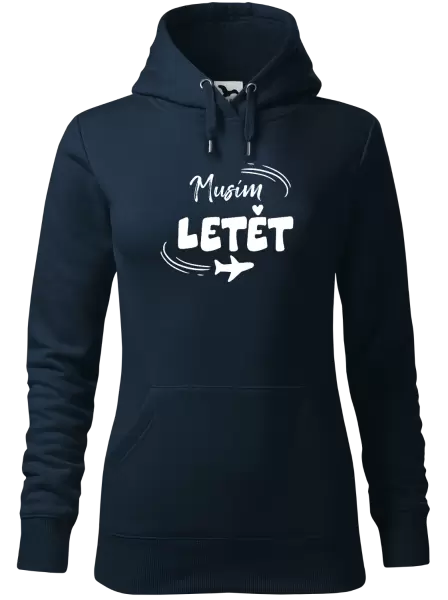 Dámská mikina Musím letět