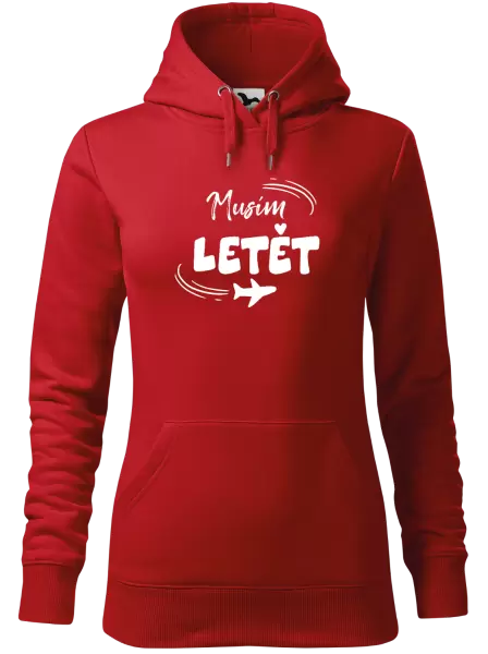 Dámská mikina Musím letět