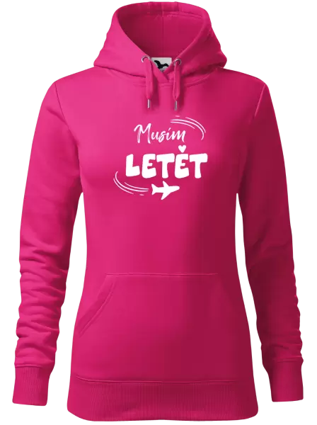Dámská mikina Musím letět