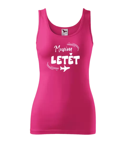 Dámské tílko Musím letět