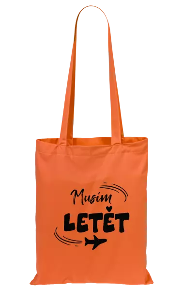 Látková taška Musím letět