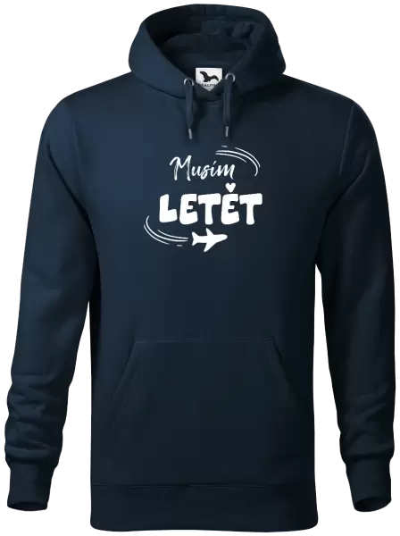 Pánská mikina Musím letět