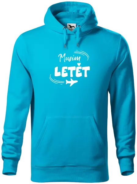 Pánská mikina Musím letět
