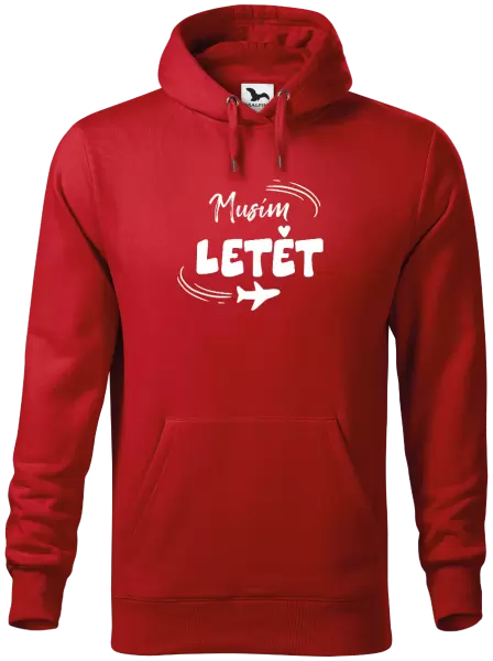 Pánská mikina Musím letět
