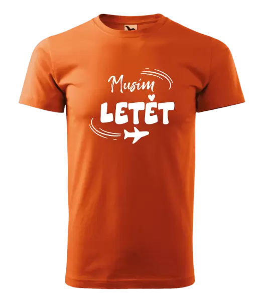 Pánské tričko Musím letět