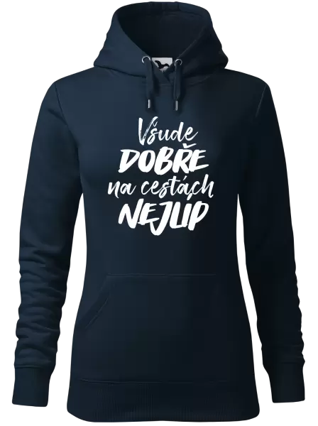 Dámská mikina Všude dobře na cestách nejlíp