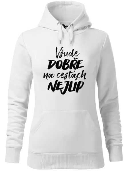 Dámská mikina Všude dobře na cestách nejlíp
