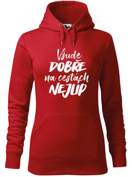 Dámská mikina Všude dobře na cestách nejlíp