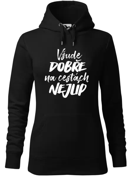 Dámská mikina Všude dobře na cestách nejlíp
