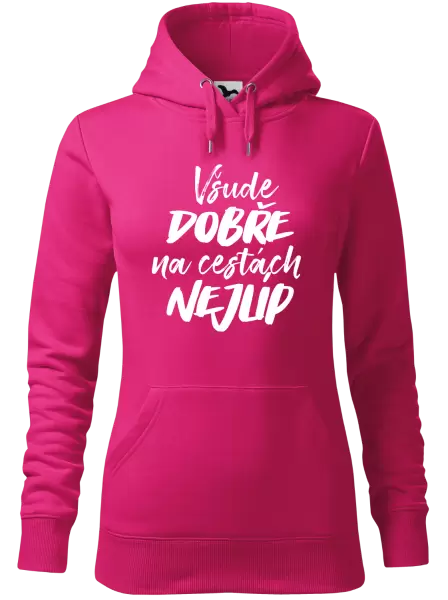 Dámská mikina Všude dobře na cestách nejlíp