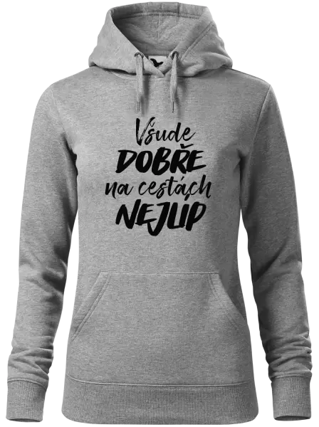 Dámská mikina Všude dobře na cestách nejlíp