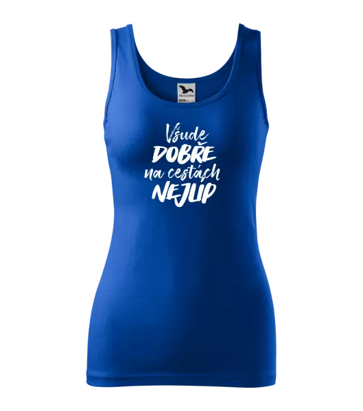 Dámské tílko Všude dobře na cestách nejlíp