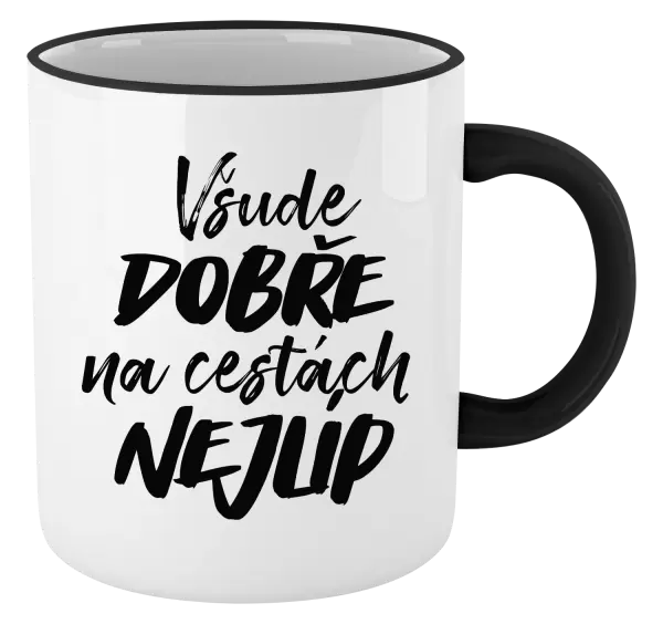 Hrnek Všude dobře na cestách nejlíp