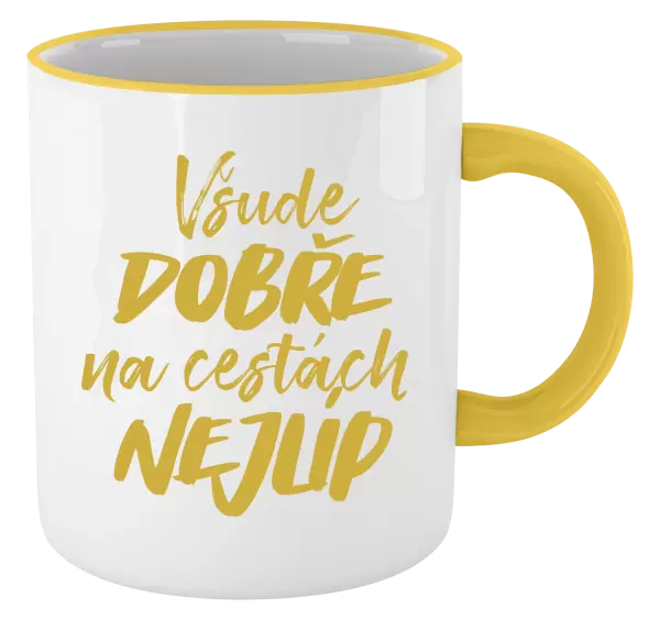 Hrnek Všude dobře na cestách nejlíp