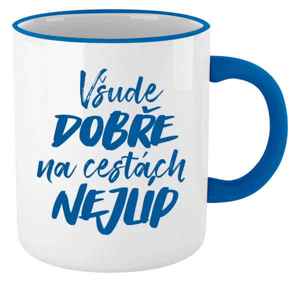 Hrnek Všude dobře na cestách nejlíp