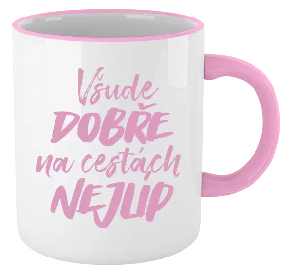 Hrnek Všude dobře na cestách nejlíp