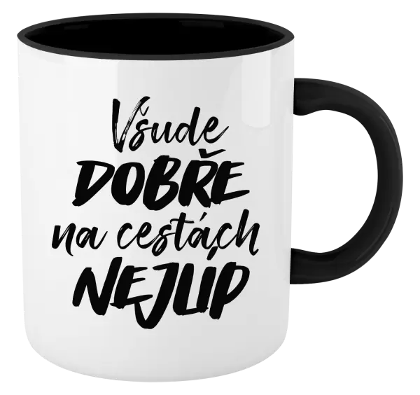 Hrnek Všude dobře na cestách nejlíp