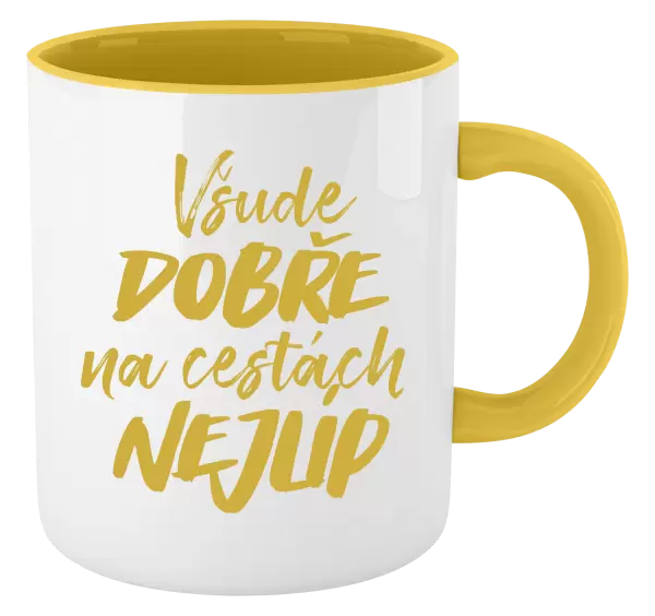 Hrnek Všude dobře na cestách nejlíp