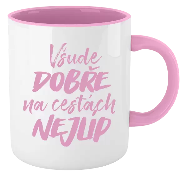 Hrnek Všude dobře na cestách nejlíp