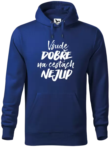 Pánská mikina Všude dobře na cestách nejlíp
