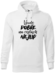 Pánská mikina Všude dobře na cestách nejlíp