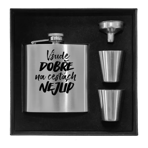 Placatka v krabičce Všude dobře na cestách nejlíp