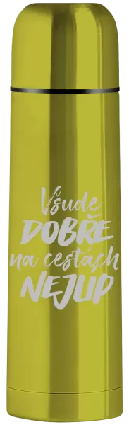 Termoska Všude dobře na cestách nejlíp