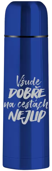 Termoska Všude dobře na cestách nejlíp