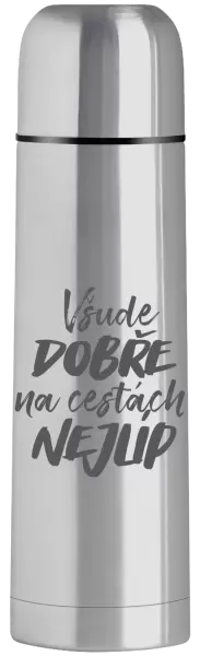 Termoska Všude dobře na cestách nejlíp