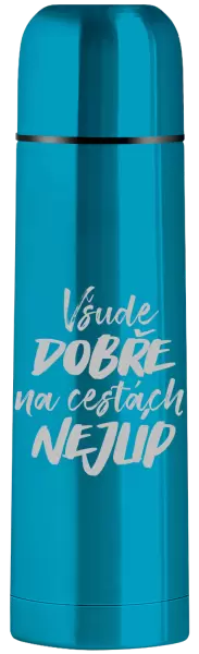 Termoska Všude dobře na cestách nejlíp