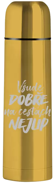 Termoska Všude dobře na cestách nejlíp