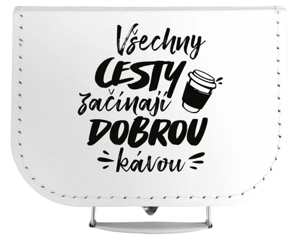 Kufřík Všechny cesty začínají dobrou kávou