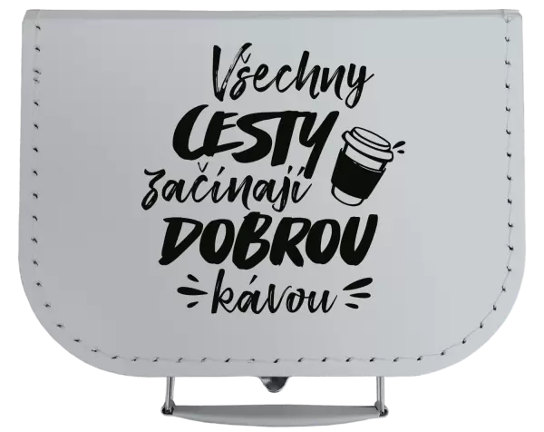Kufřík Všechny cesty začínají dobrou kávou