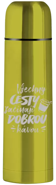 Termoska Všechny cesty začínají dobrou kávou