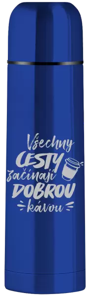 Termoska Všechny cesty začínají dobrou kávou