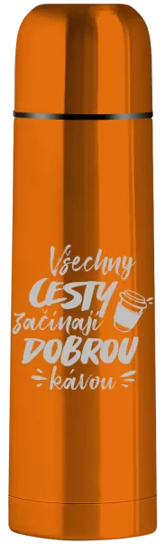 Termoska Všechny cesty začínají dobrou kávou