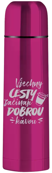 Termoska Všechny cesty začínají dobrou kávou