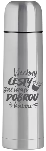 Termoska Všechny cesty začínají dobrou kávou