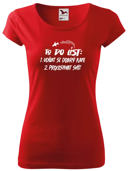 Dámské tričko To do list