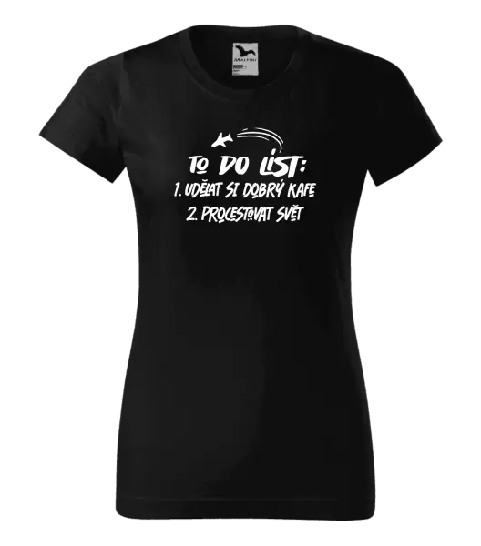 Dámské tričko To do list