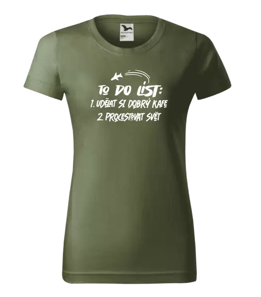 Dámské tričko To do list