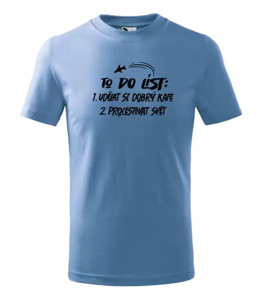 Dětské tričko To do list