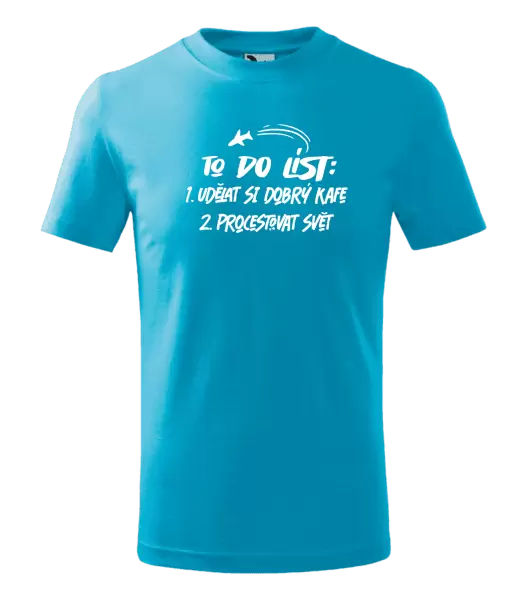 Dětské tričko To do list