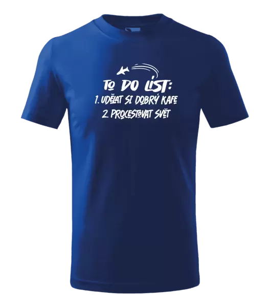 Dětské tričko To do list
