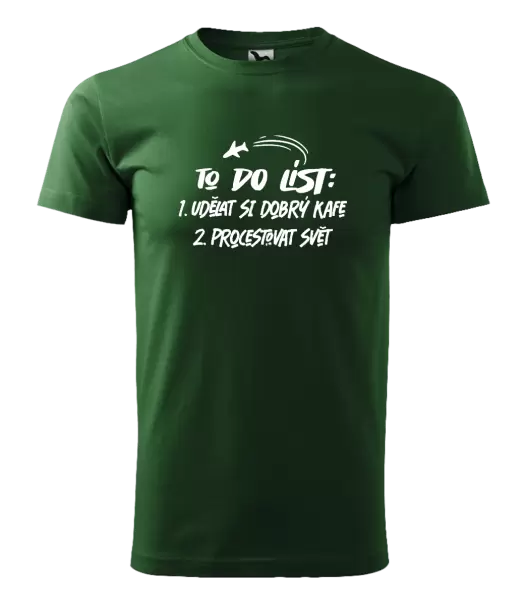 Pánské tričko To do list