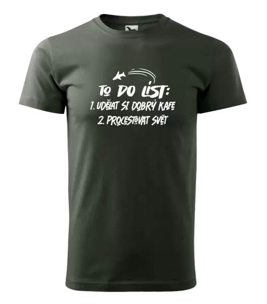 Pánské tričko To do list