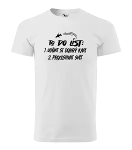 Pánské tričko To do list