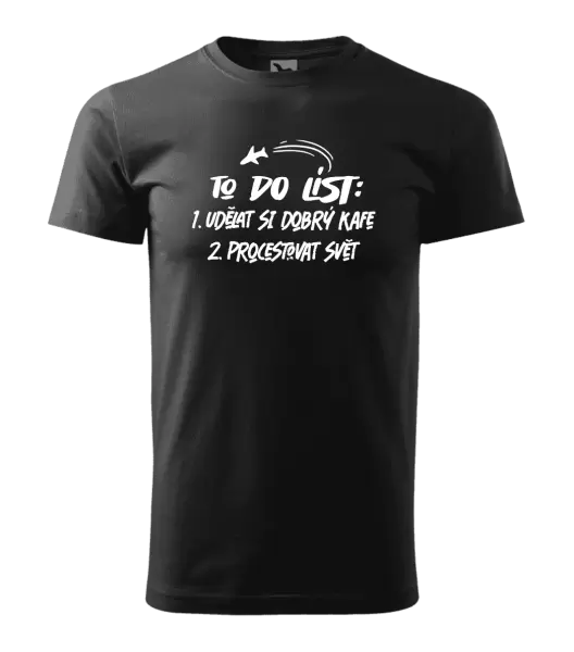 Pánské tričko To do list