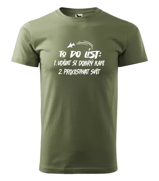 Pánské tričko To do list