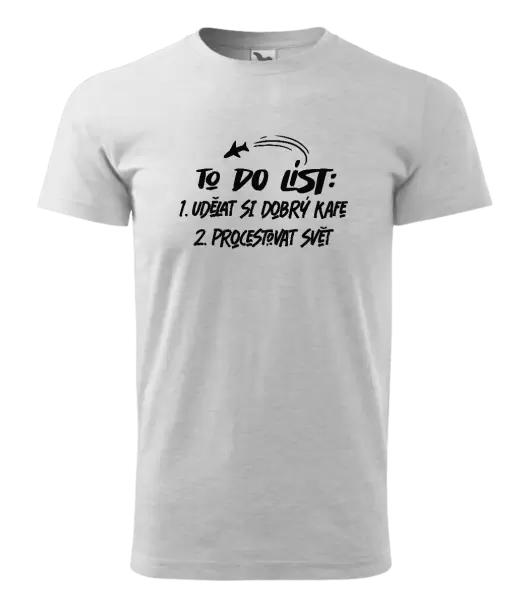 Pánské tričko To do list